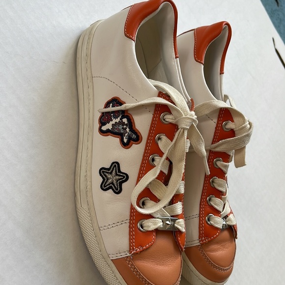 Coach leather patch sneakers - Picture 4 of 8